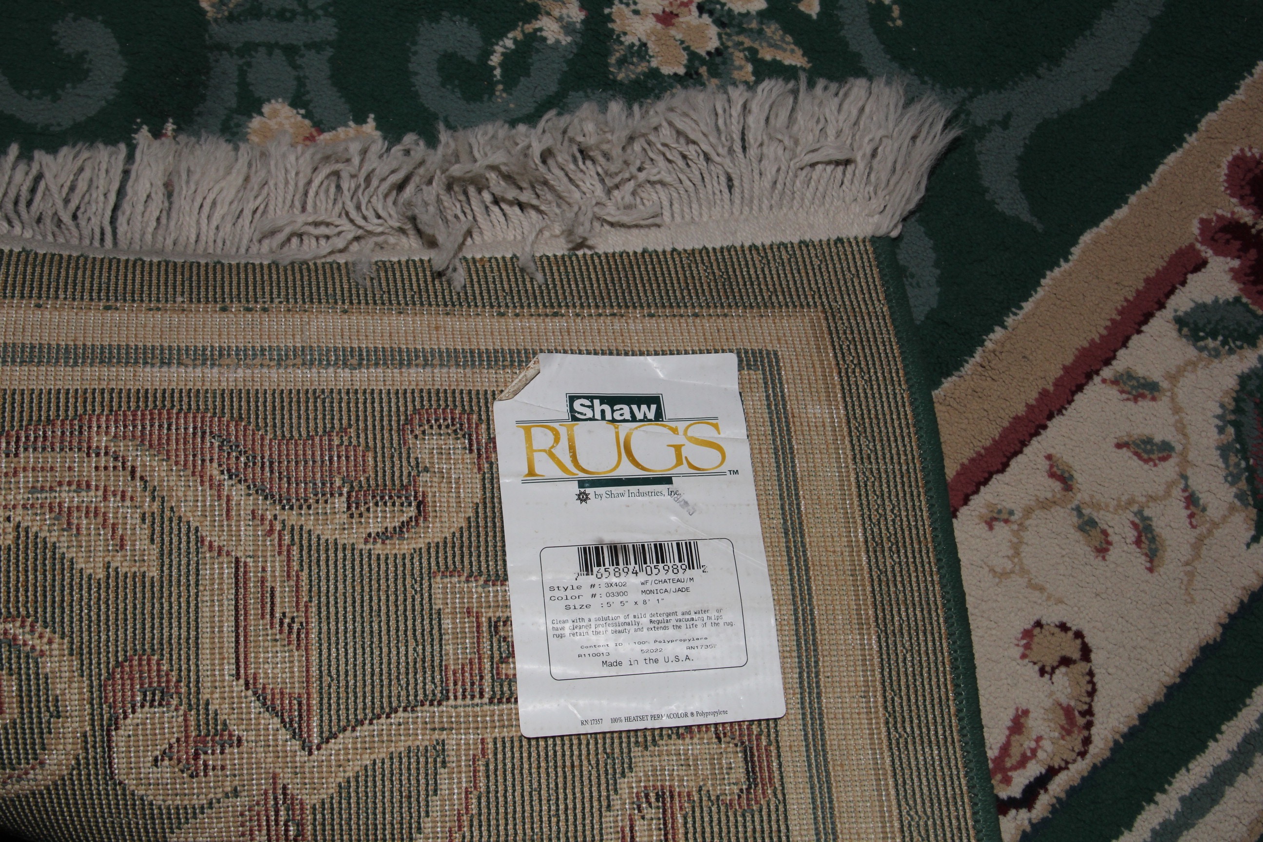 Machine Made Savonnerie Style Area Rug by Shaw Industries