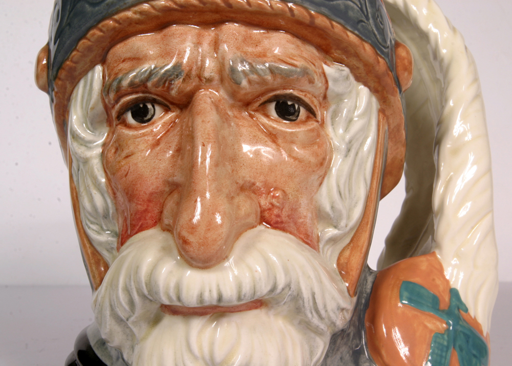 Royal Doulton Large Toby Character Jugs "St. George" and "Don Quixote"