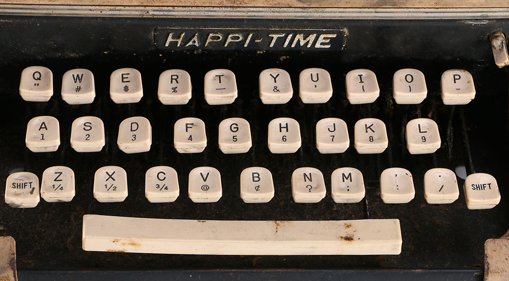 Vintage Happi-Time Typewriter