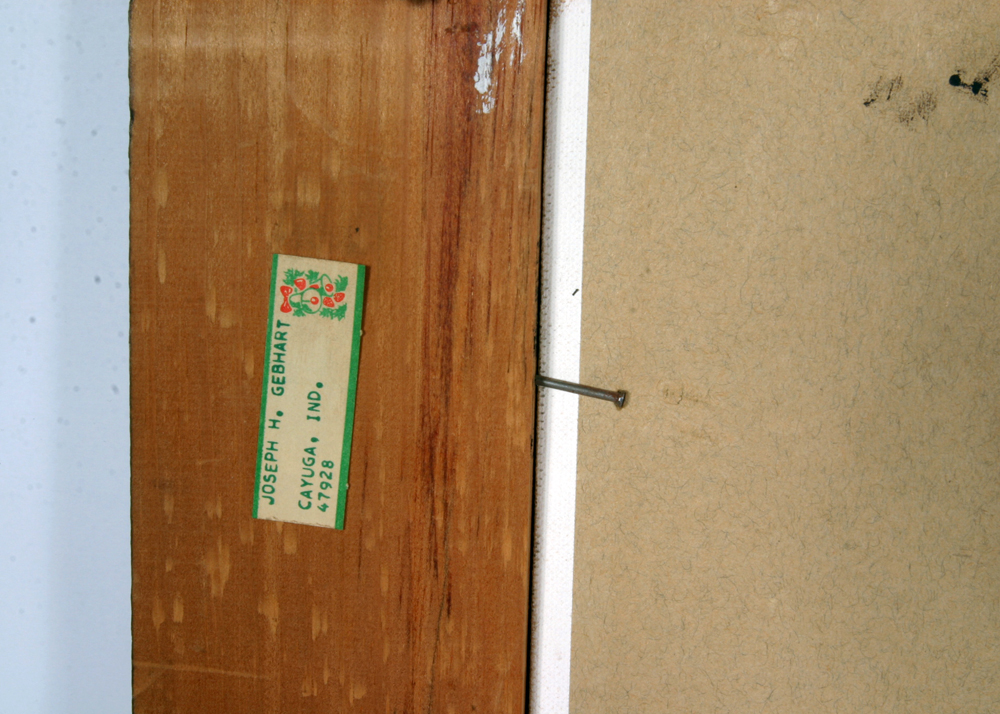 Original Oil on Board Painting of Covered Bridge