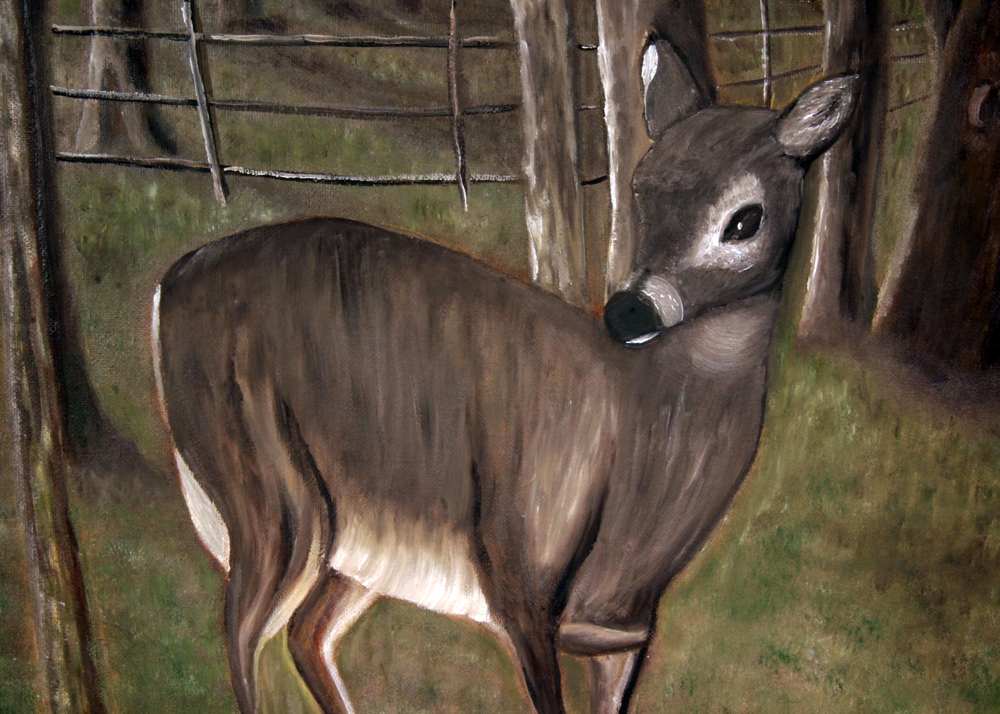 Original Acrylic on Board Signed Annie