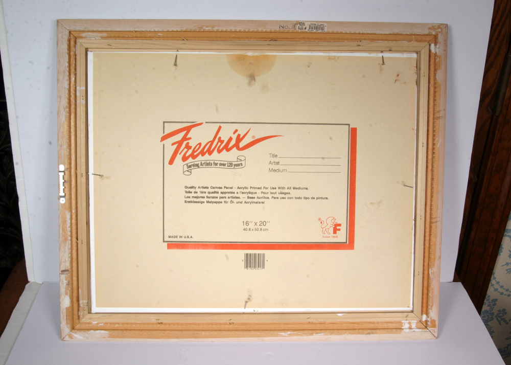 Original Acrylic on Board Signed Annie