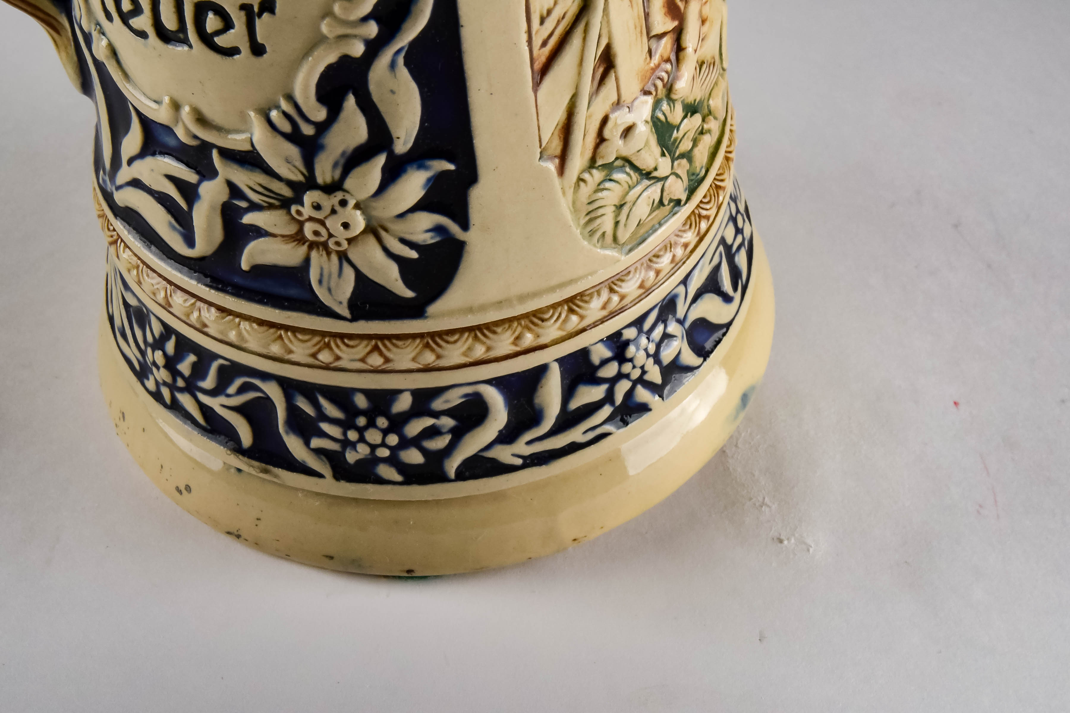 Large Ceramic German Beer Stein