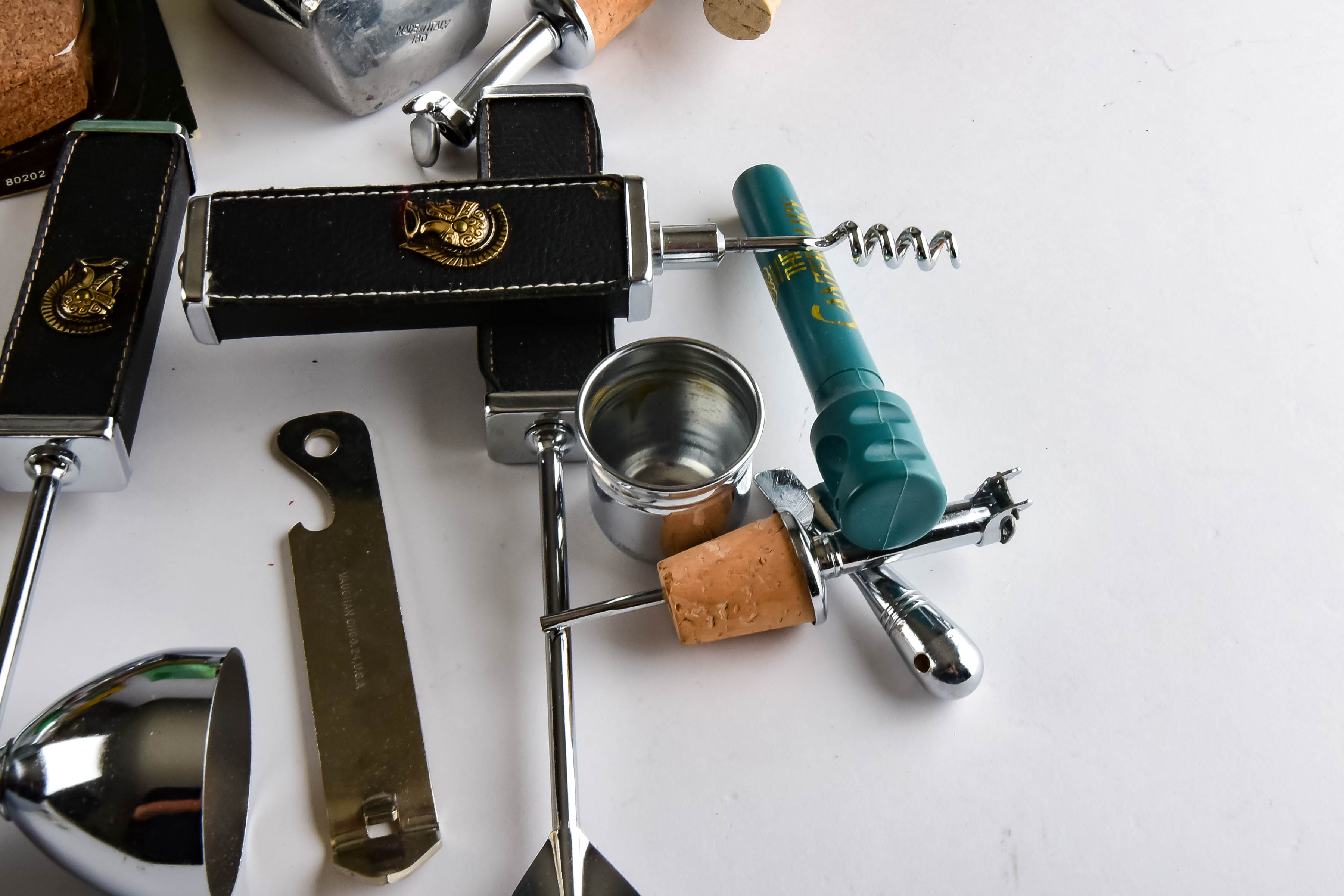 Assortment of Vintage Bar Accessories