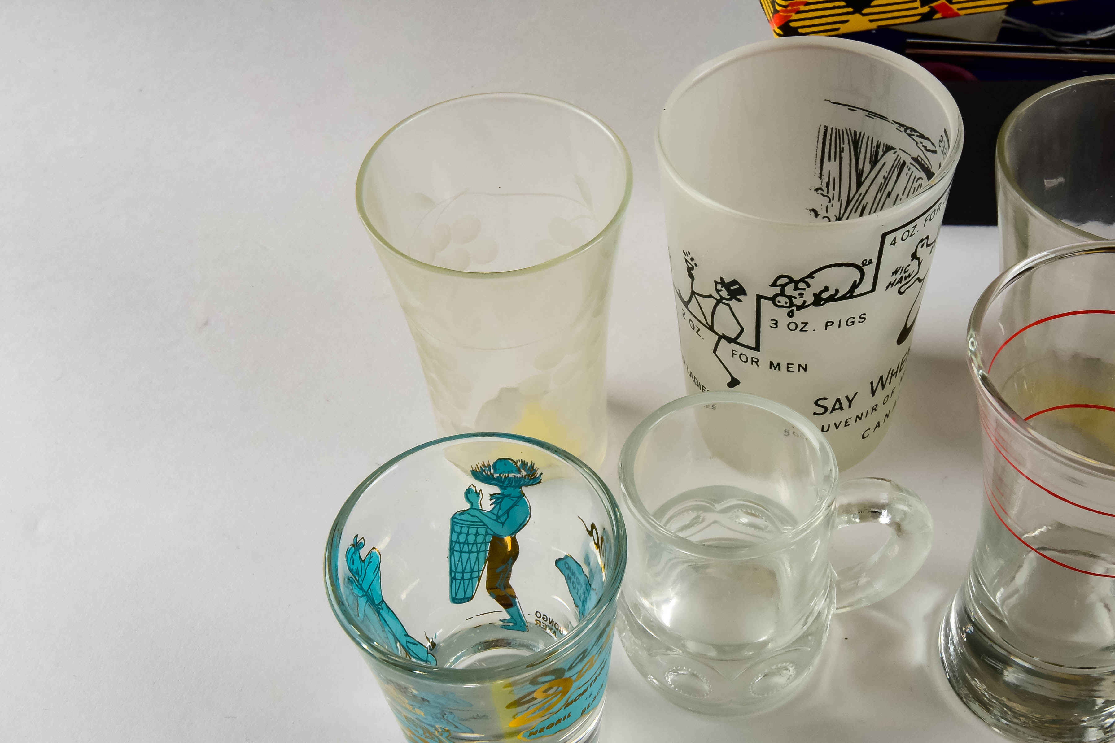 Assortment of Vintage Bar Accessories