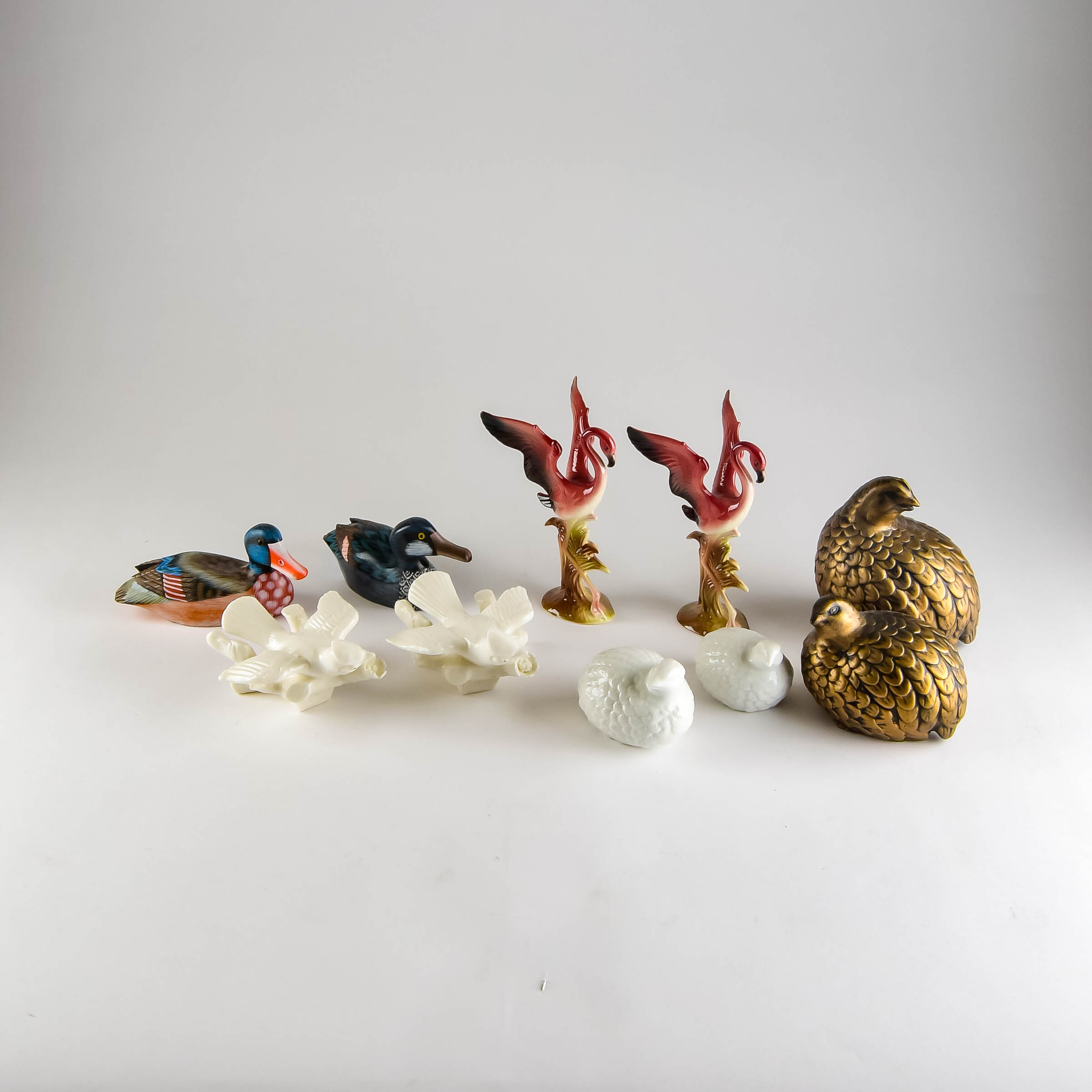 Collection of Ceramic Birds