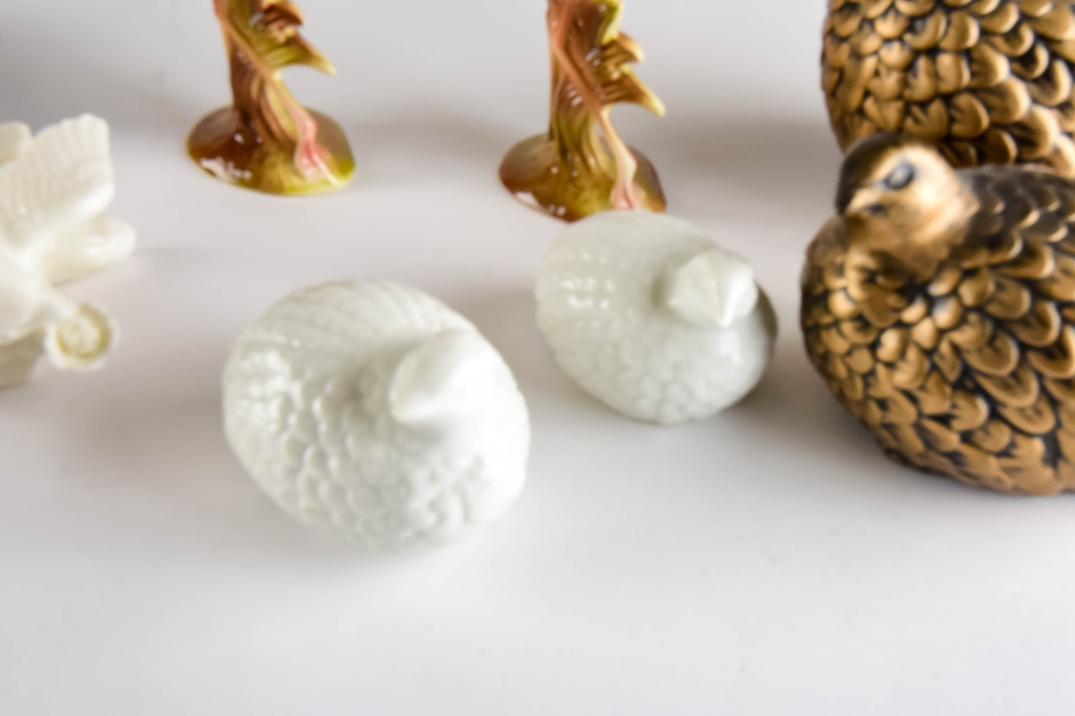 Collection of Ceramic Birds