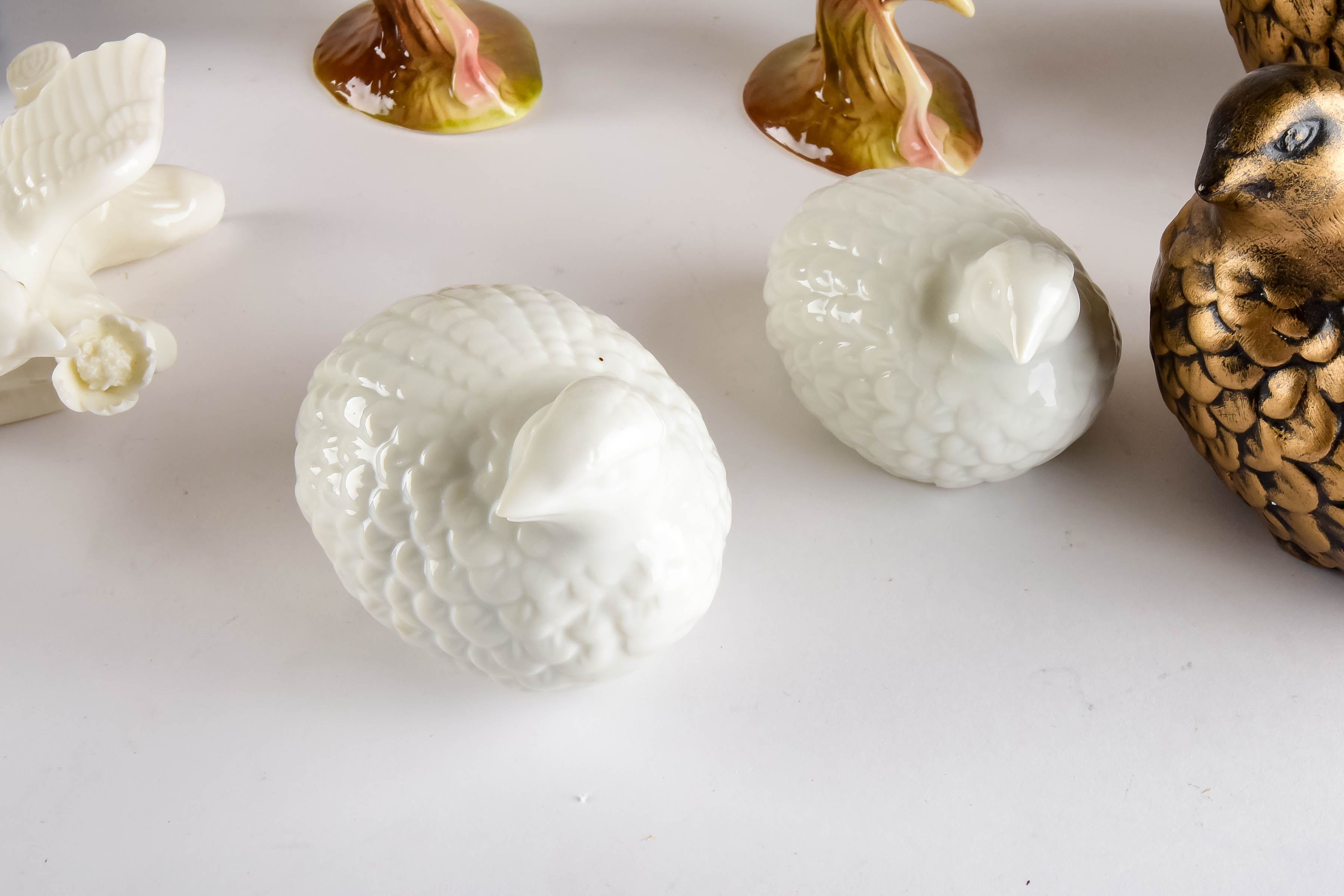 Collection of Ceramic Birds