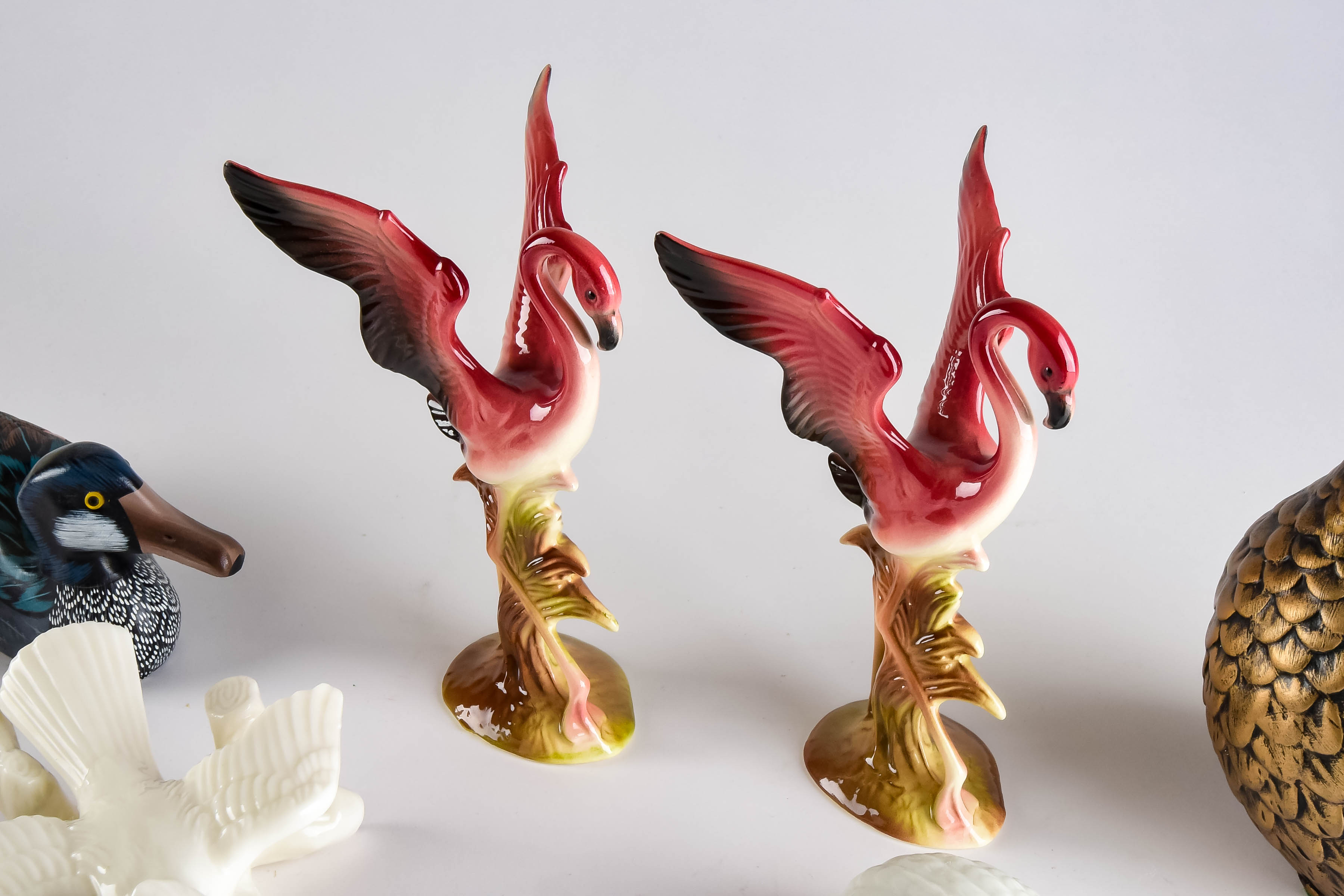Collection of Ceramic Birds