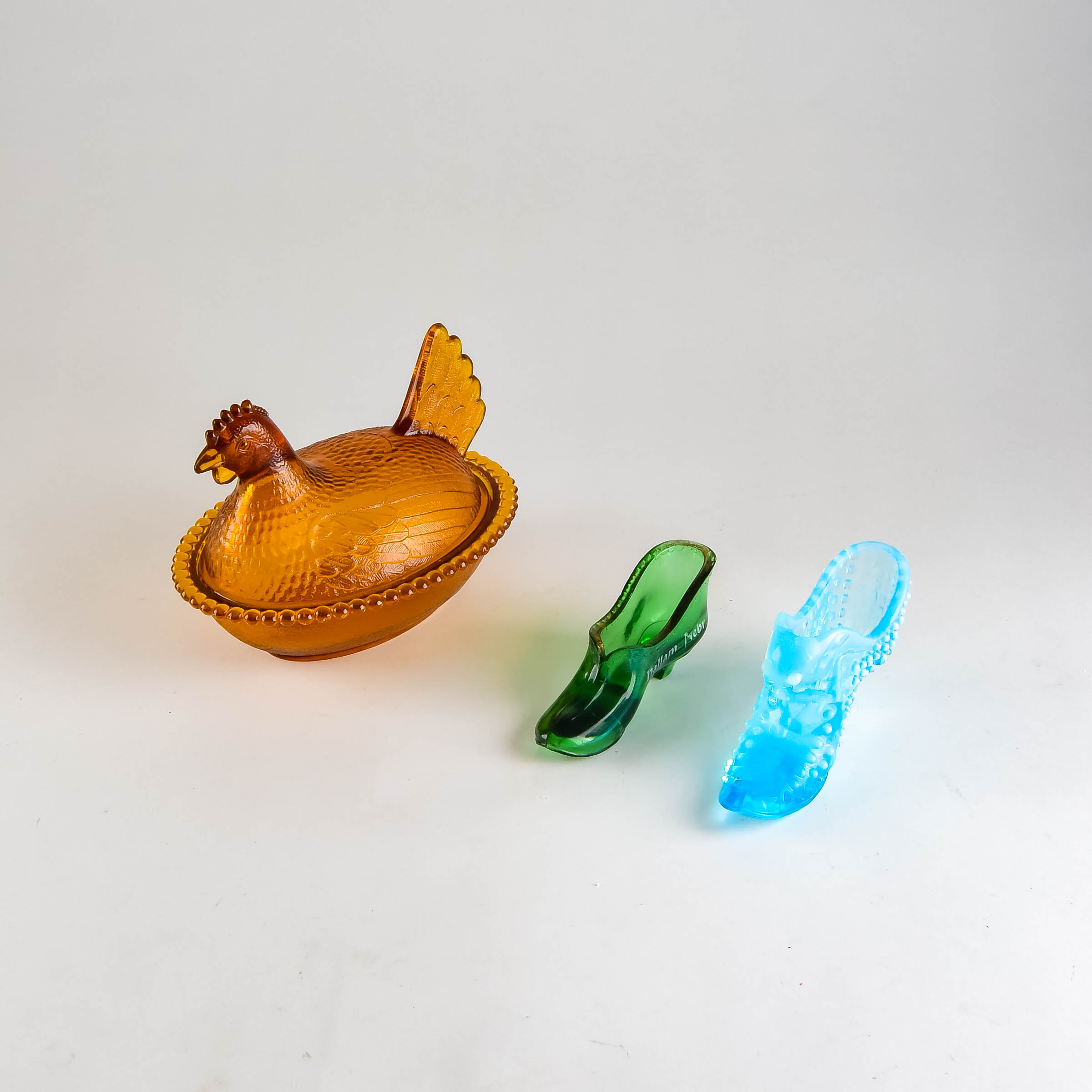 Collection of Assorted Colored Glass