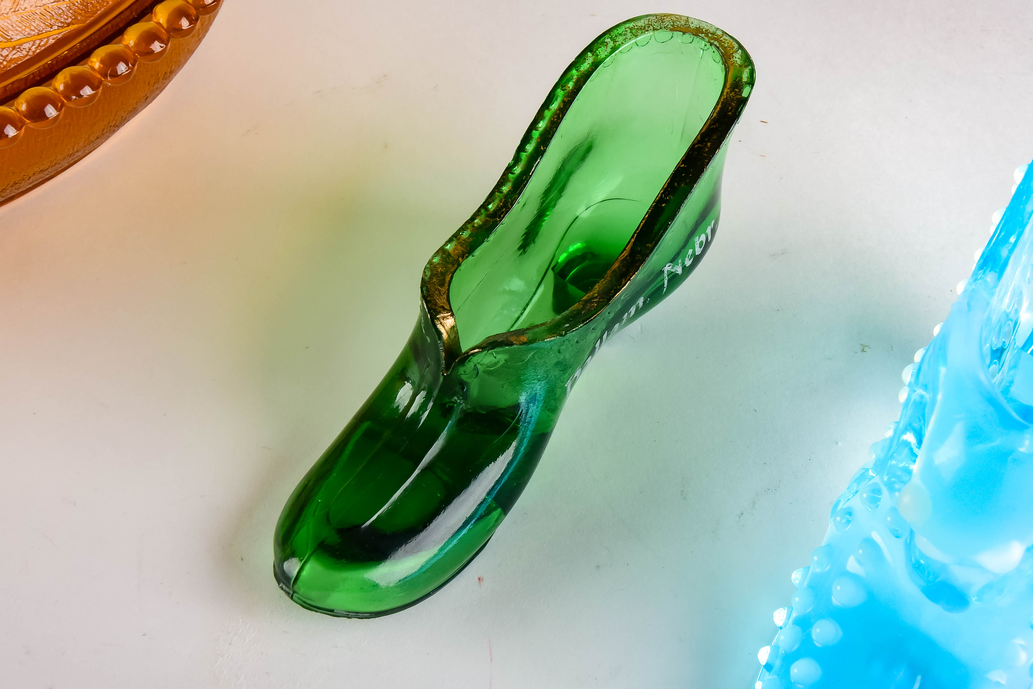 Collection of Assorted Colored Glass