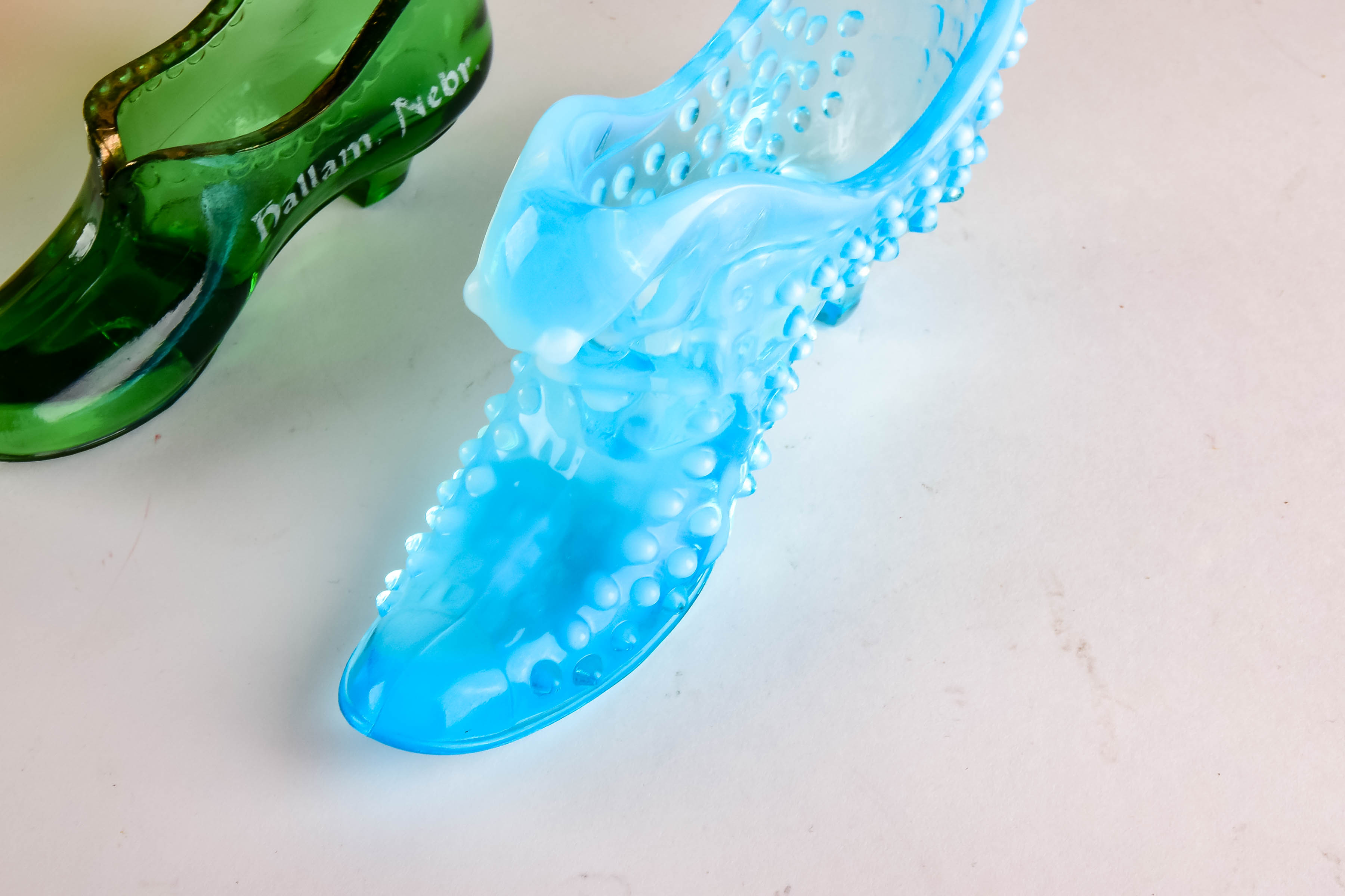 Collection of Assorted Colored Glass