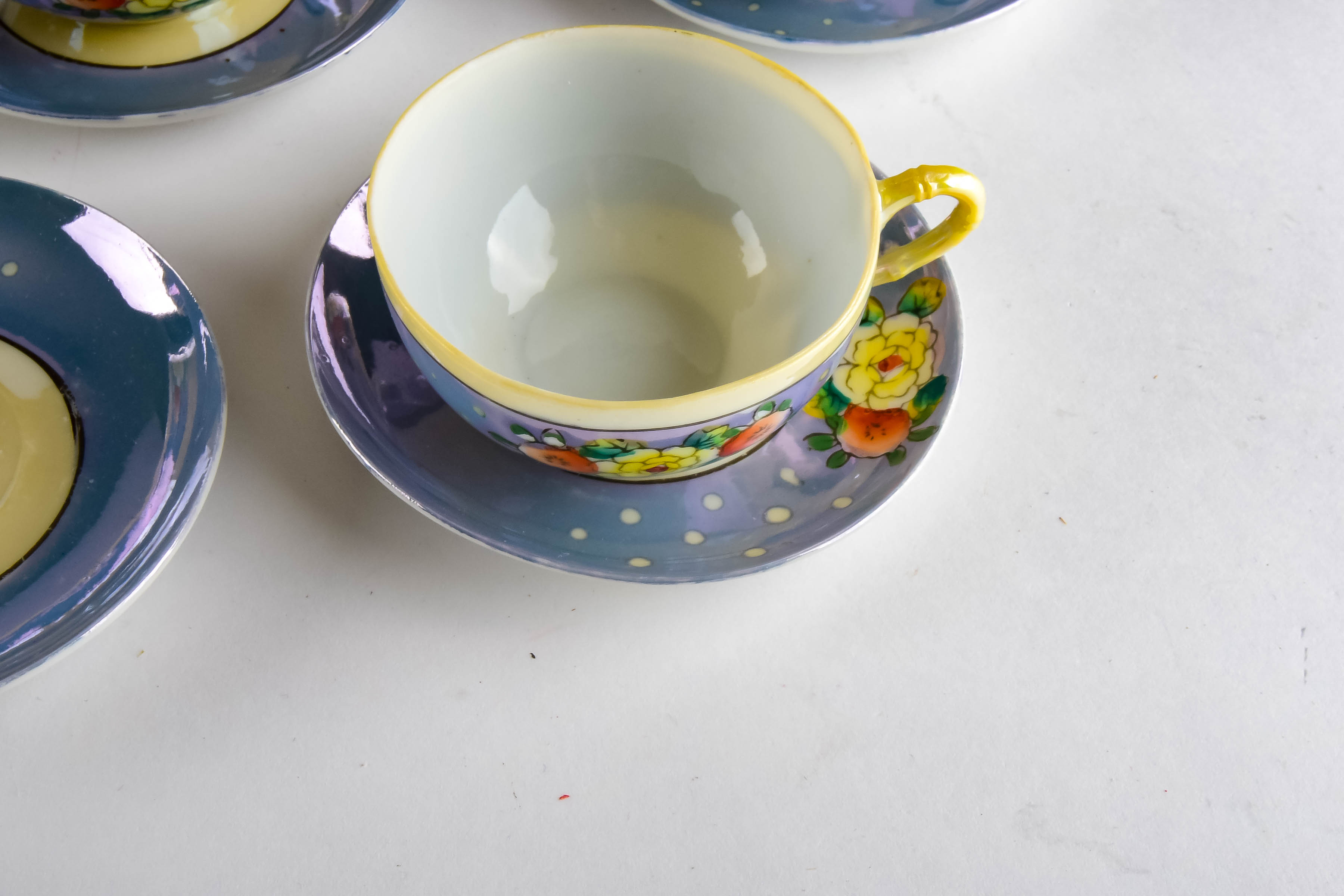 Vintage Children's Lustreware Tea Set