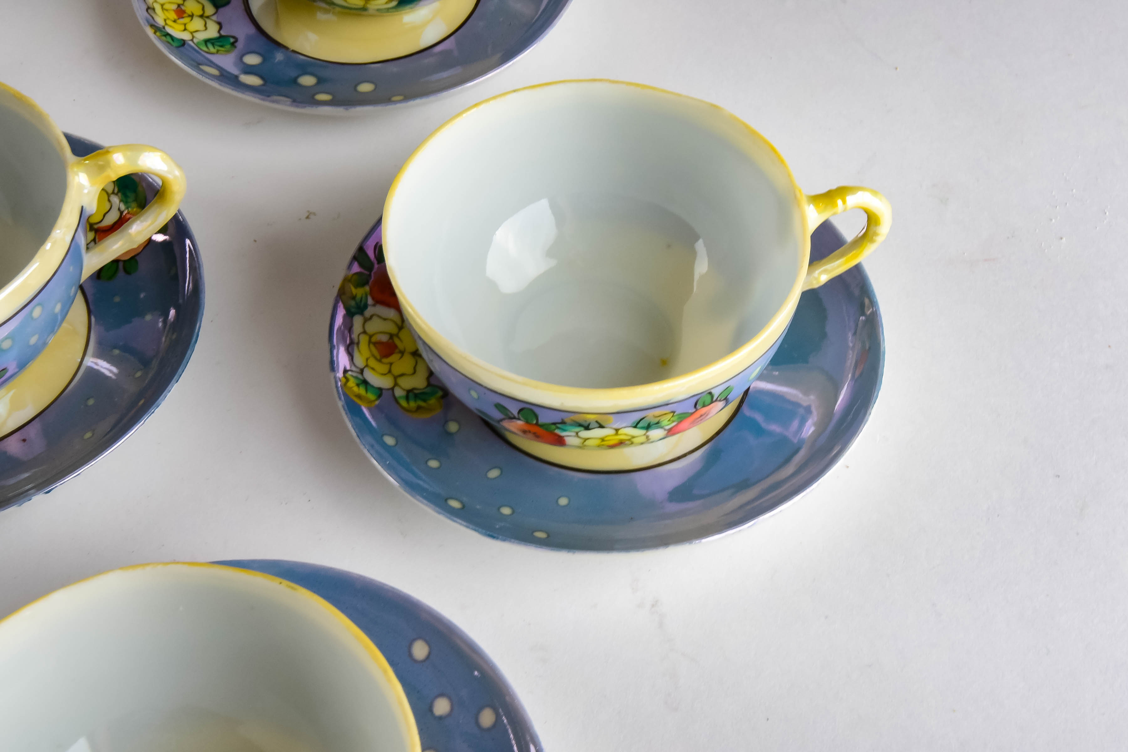 Vintage Children's Lustreware Tea Set