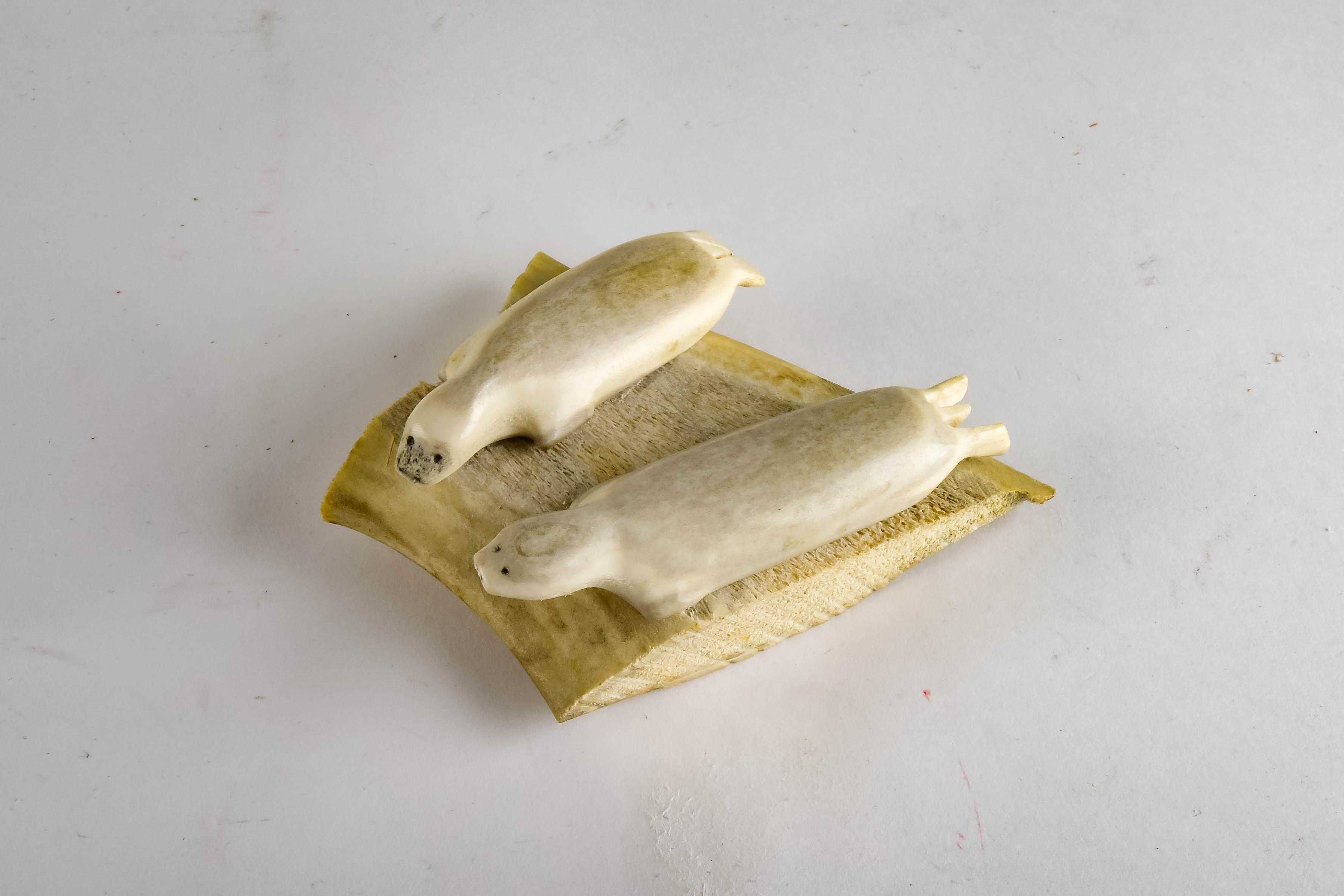 Alaskan Soapstone & Bone Carvings