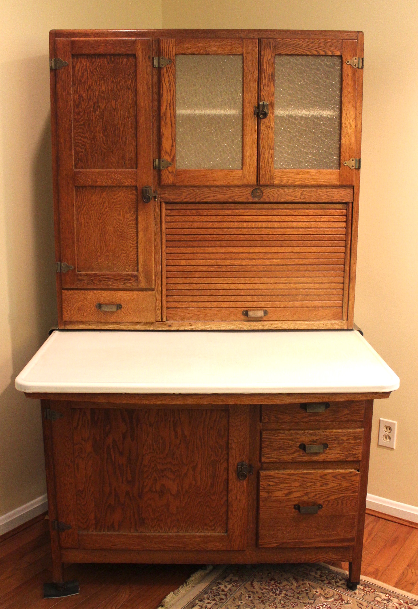 Antique Biederman Hoosier Cabinet