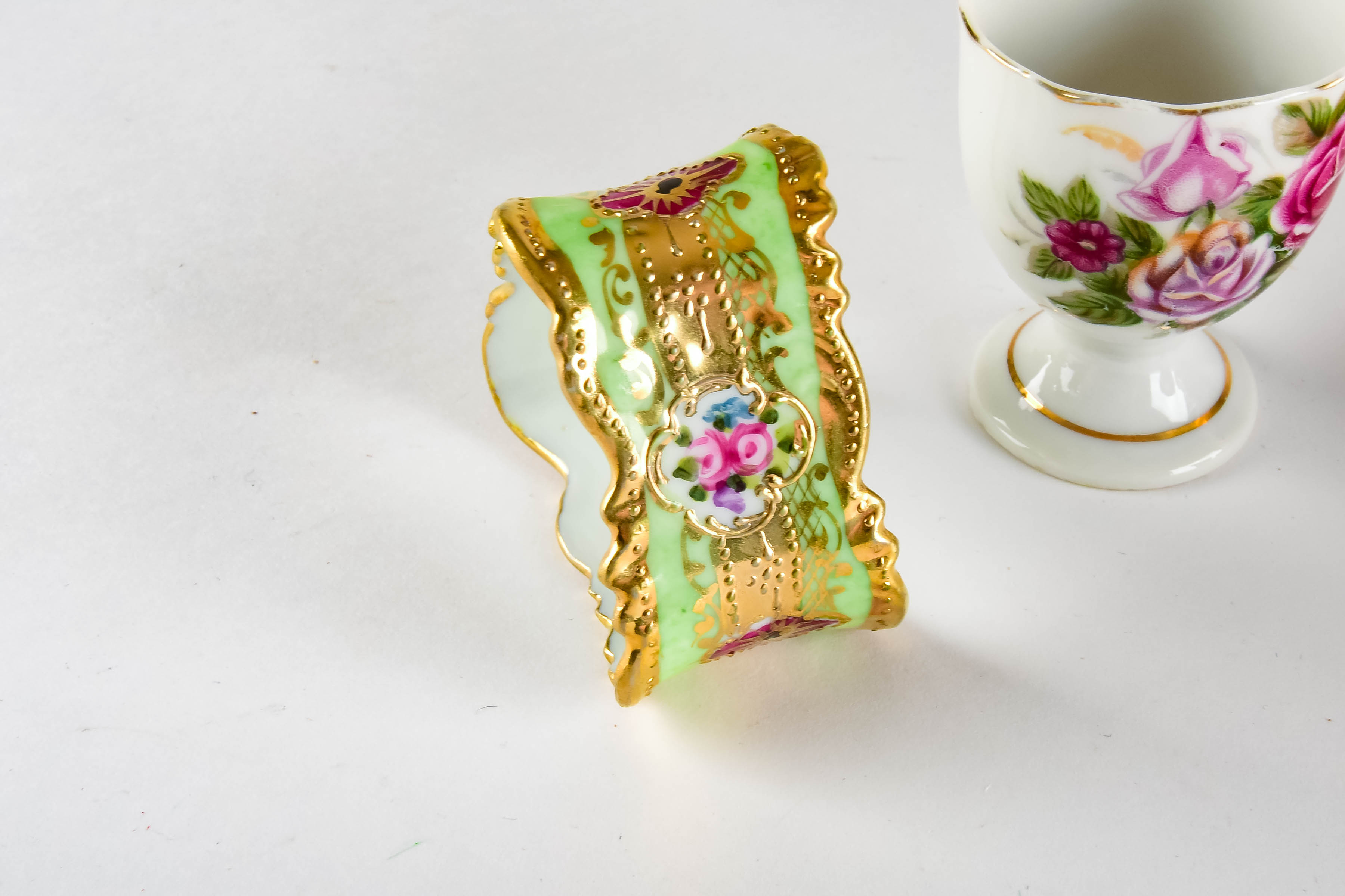 Collection of Decorative Bone China Miniatures