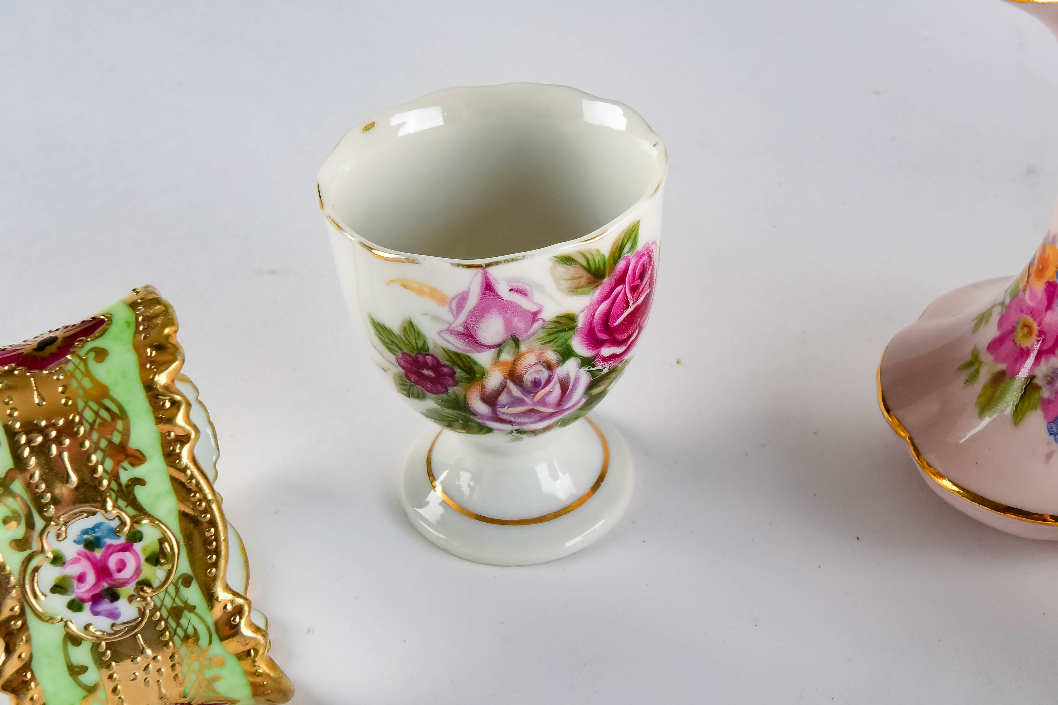 Collection of Decorative Bone China Miniatures