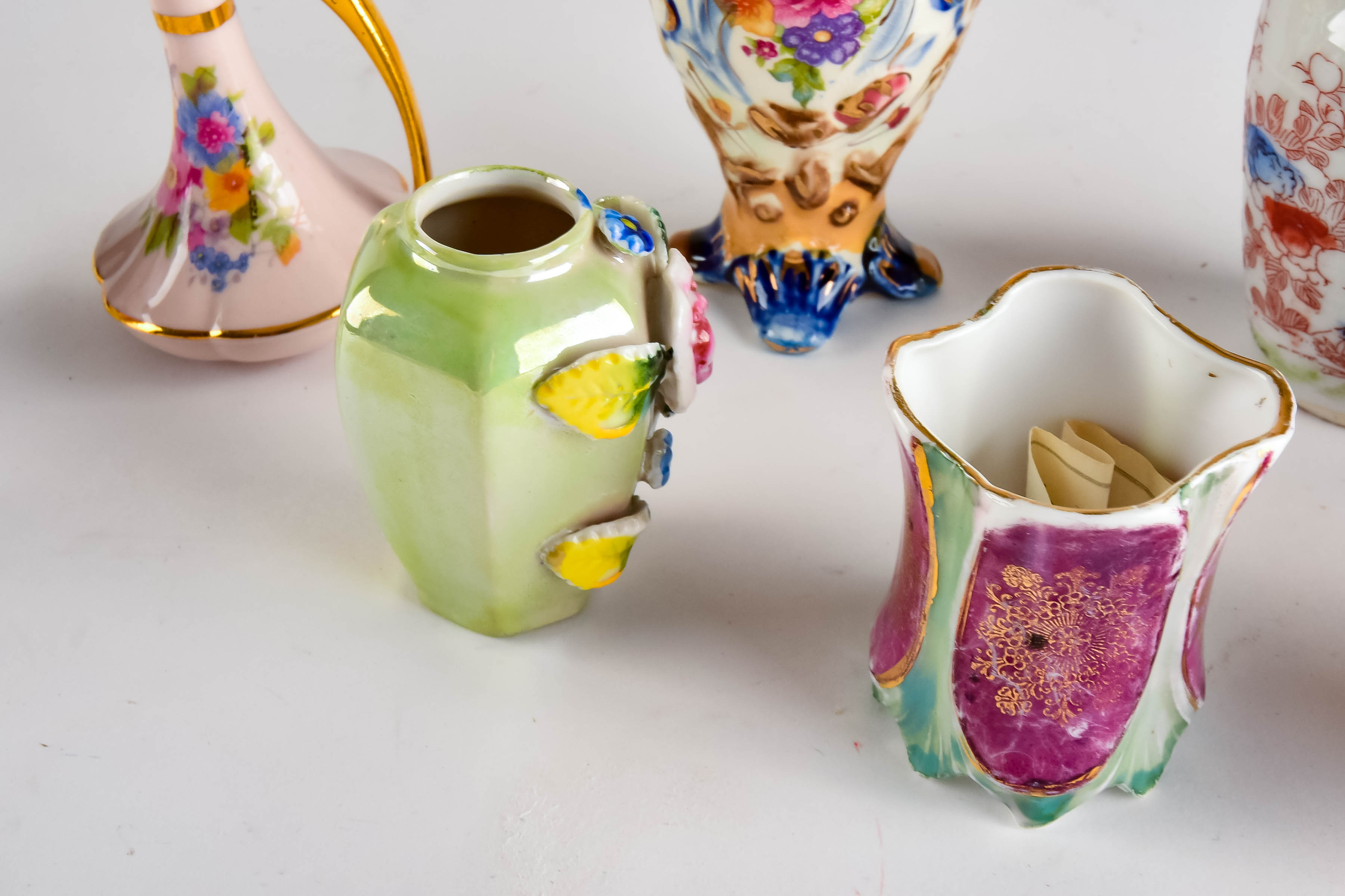 Collection of Decorative Bone China Miniatures