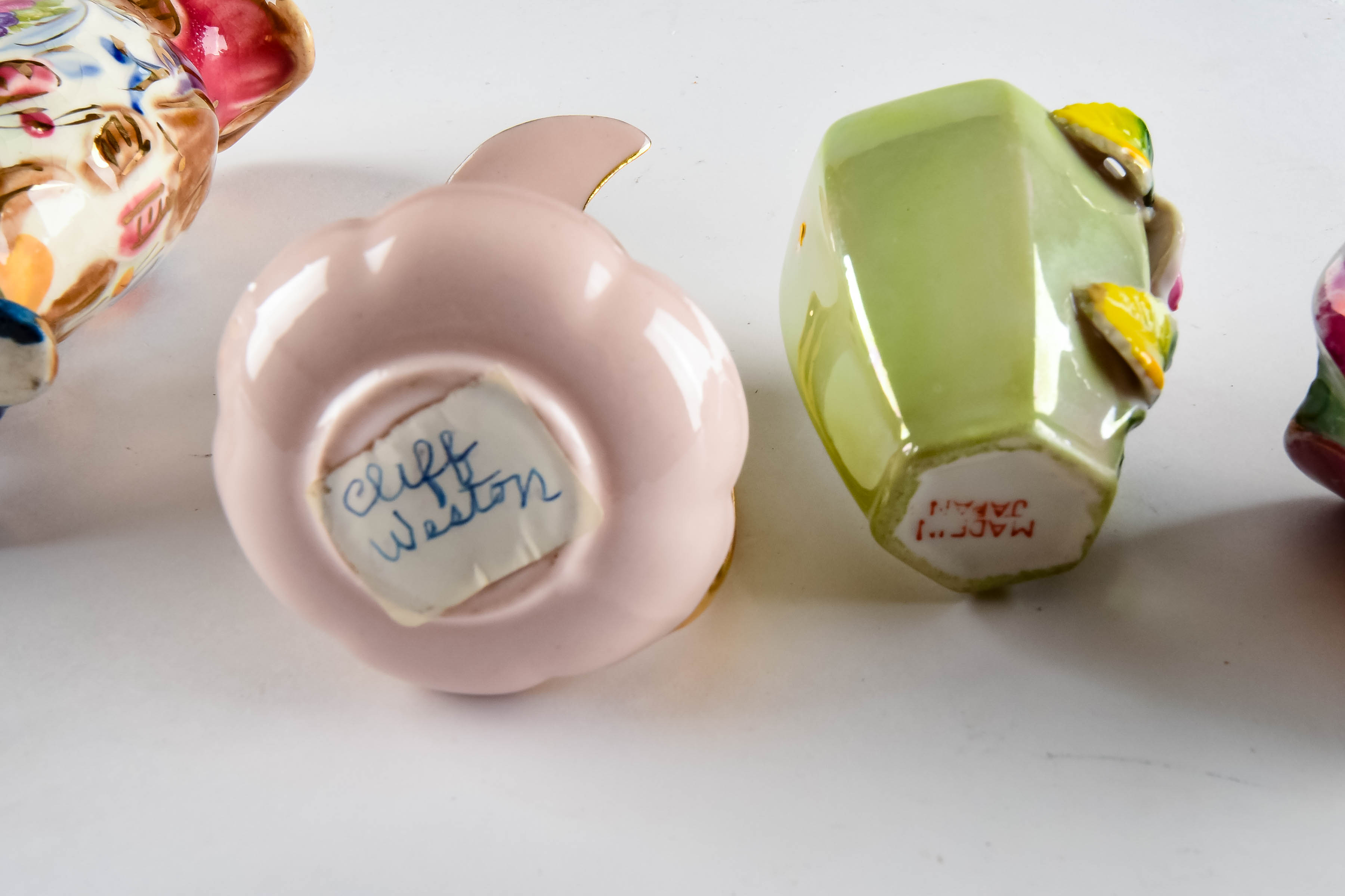 Collection of Decorative Bone China Miniatures