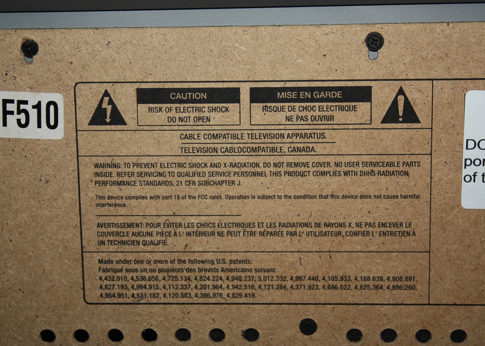 Hitachi 51" HDTV With 24 Watt Surround Sound
