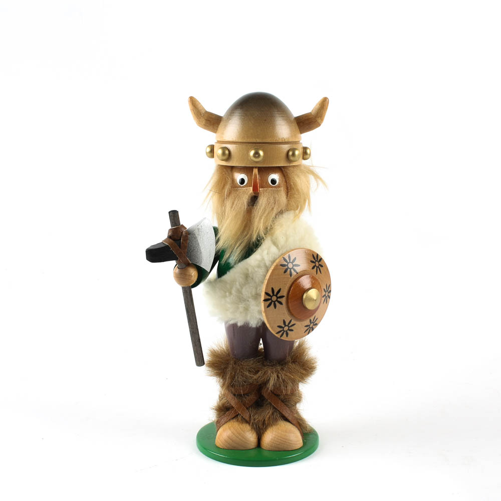German Steinbach Wooden "Viking" Incense Smoker Figurine