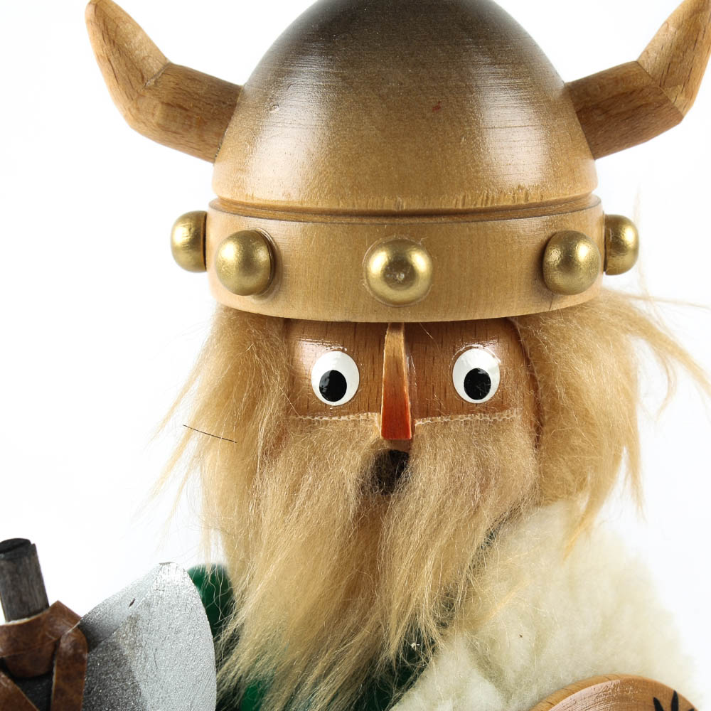 German Steinbach Wooden "Viking" Incense Smoker Figurine