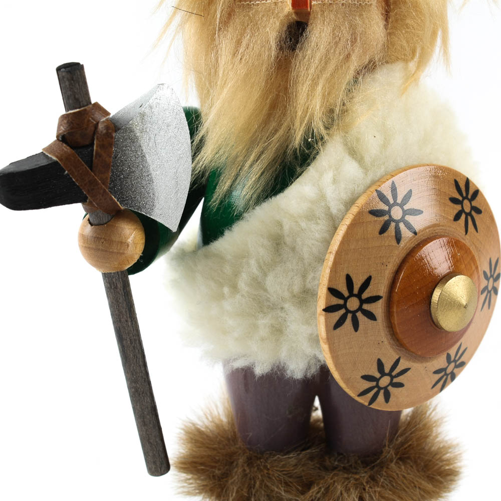 German Steinbach Wooden "Viking" Incense Smoker Figurine