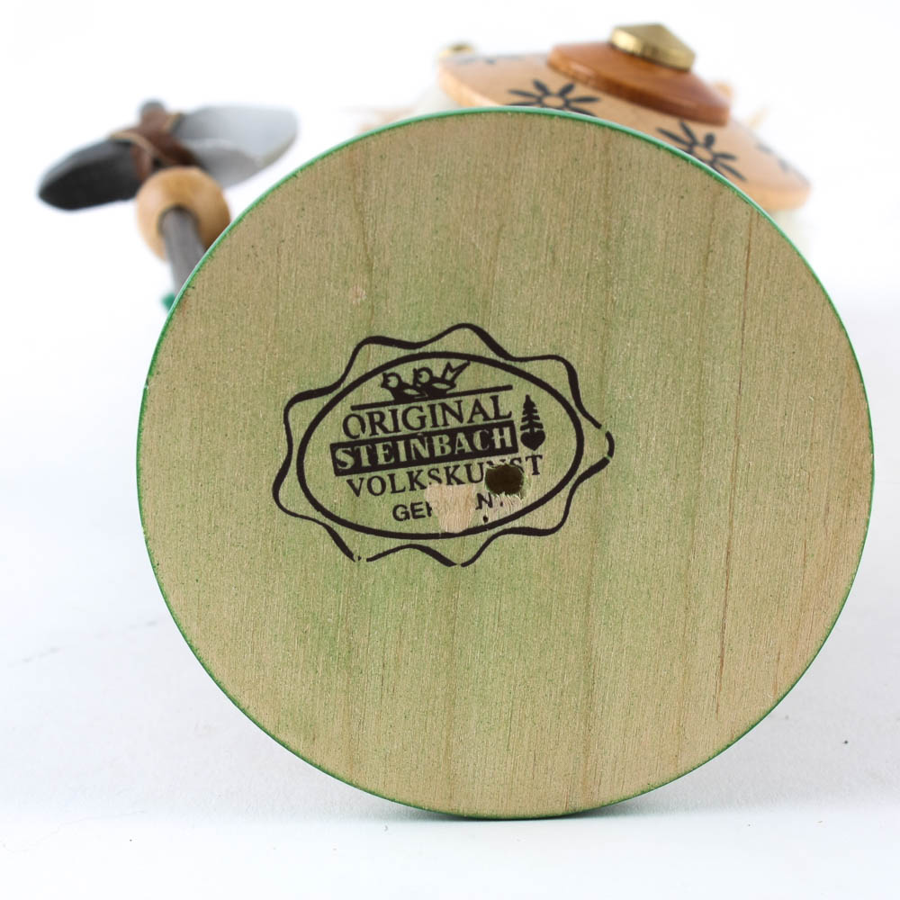 German Steinbach Wooden "Viking" Incense Smoker Figurine