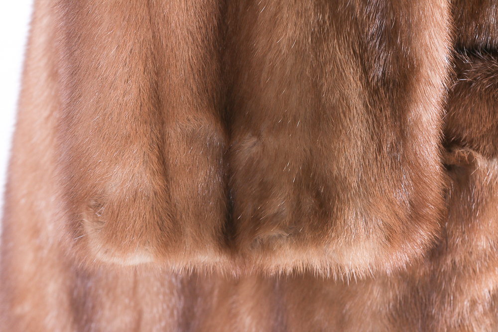 Light Blonde Mink Fur Coat