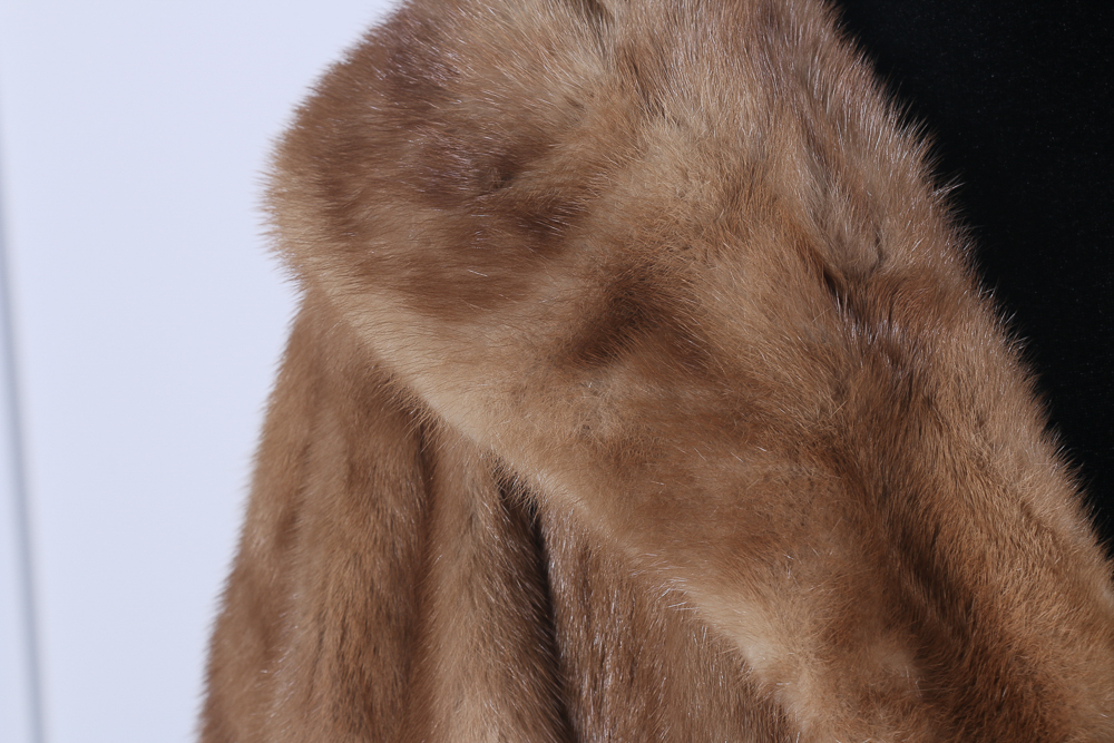 Light Blonde Mink Fur Coat