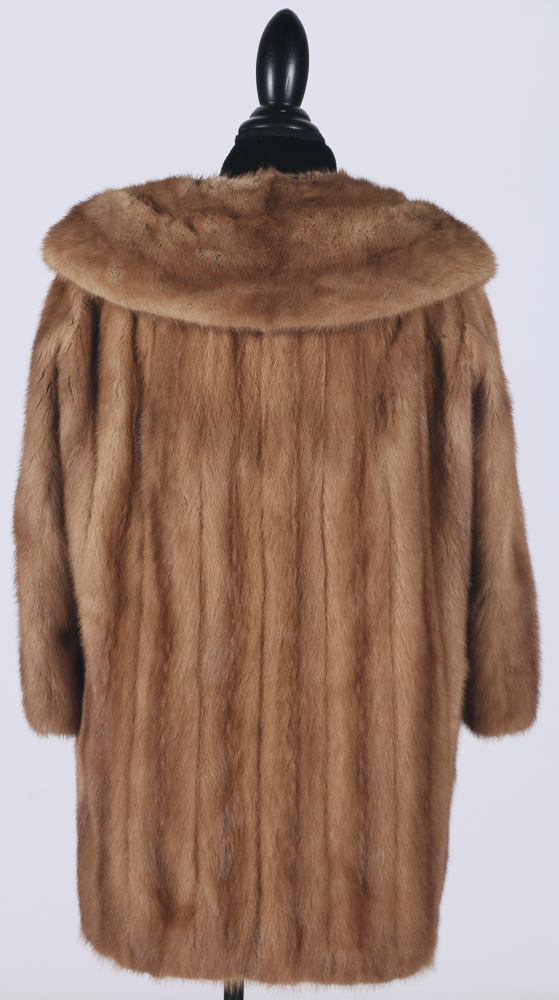Light Blonde Mink Fur Coat