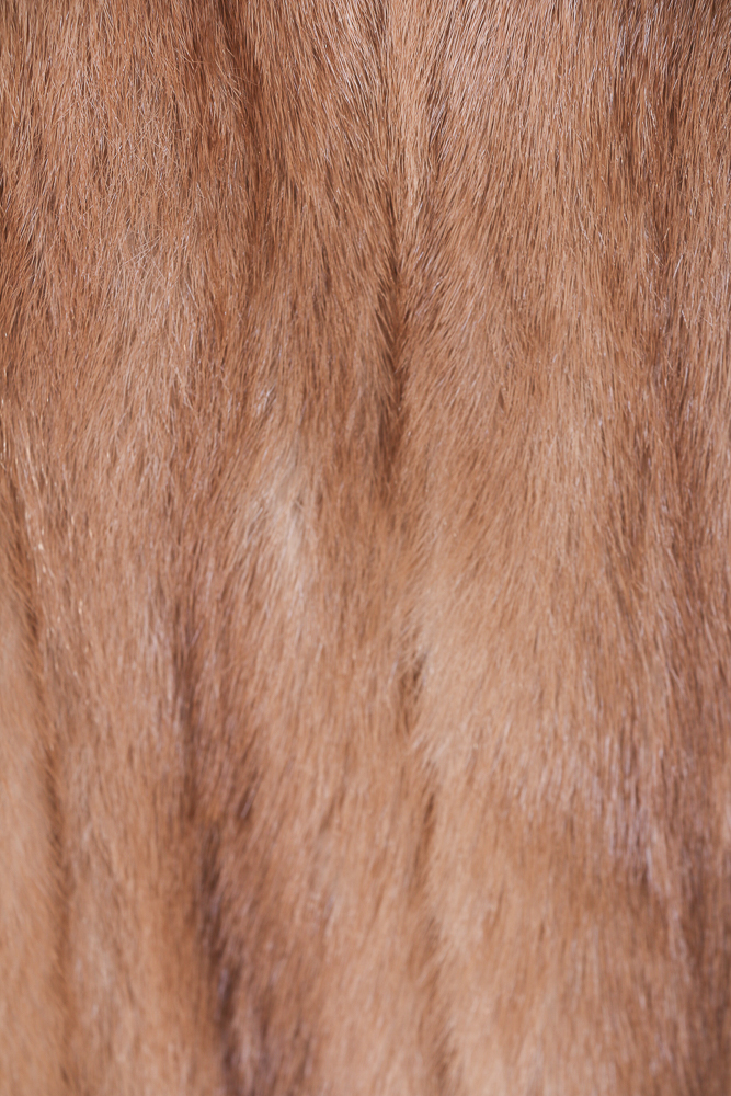 Light Blonde Mink Fur Coat