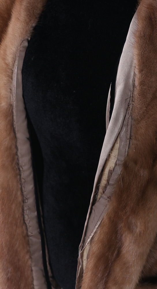 Light Blonde Mink Fur Coat