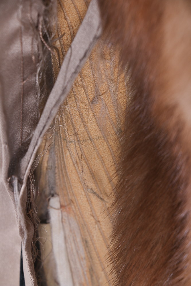 Light Blonde Mink Fur Coat