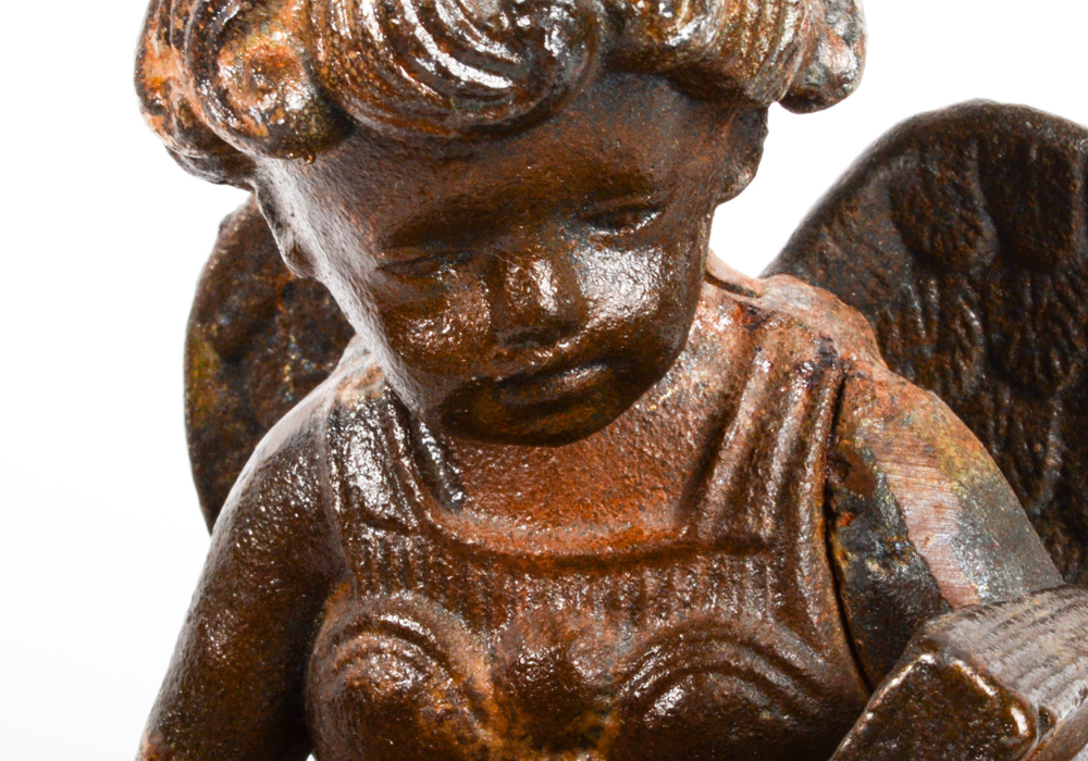Cast Iron Angel Statue