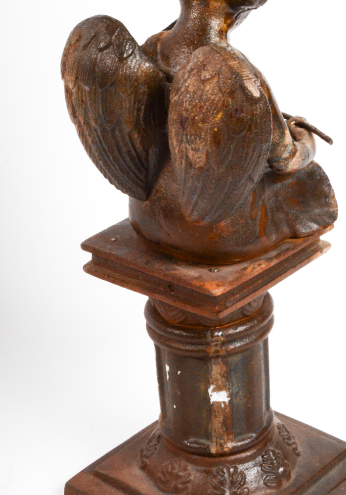 Cast Iron Angel Statue