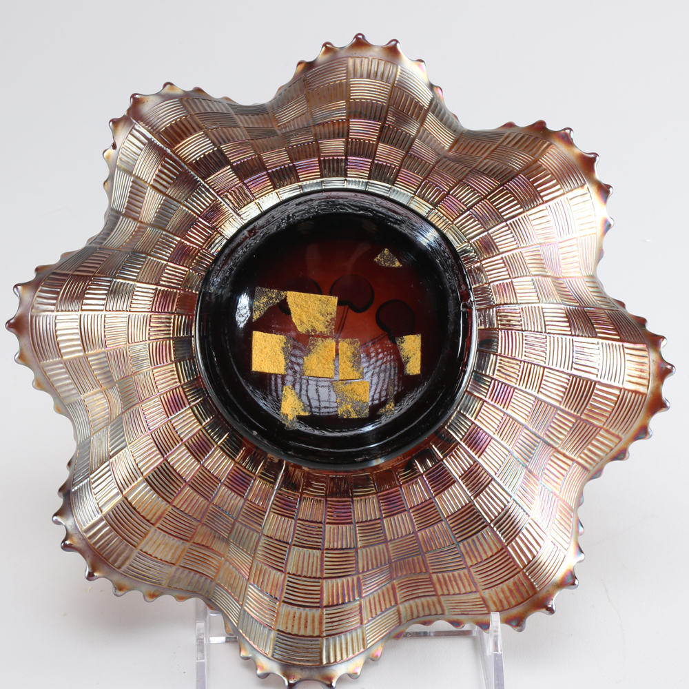 Vintage Carnival Glass Candy Dishes