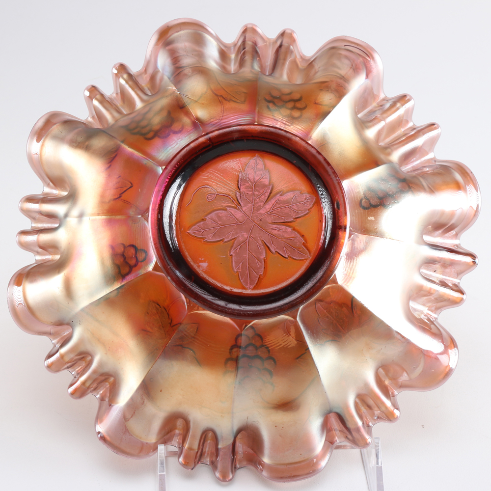 Vintage Carnival Glass Candy Dishes