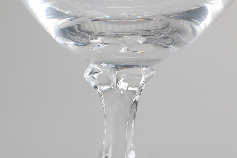 Fostoria Wedding Ring Champagne Glasses