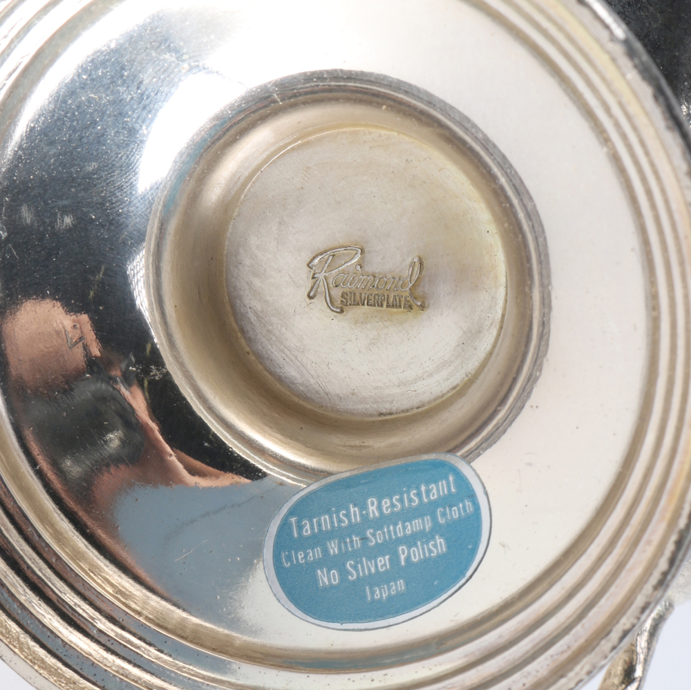 Silver Plated Flatware Set with Sugar Dish