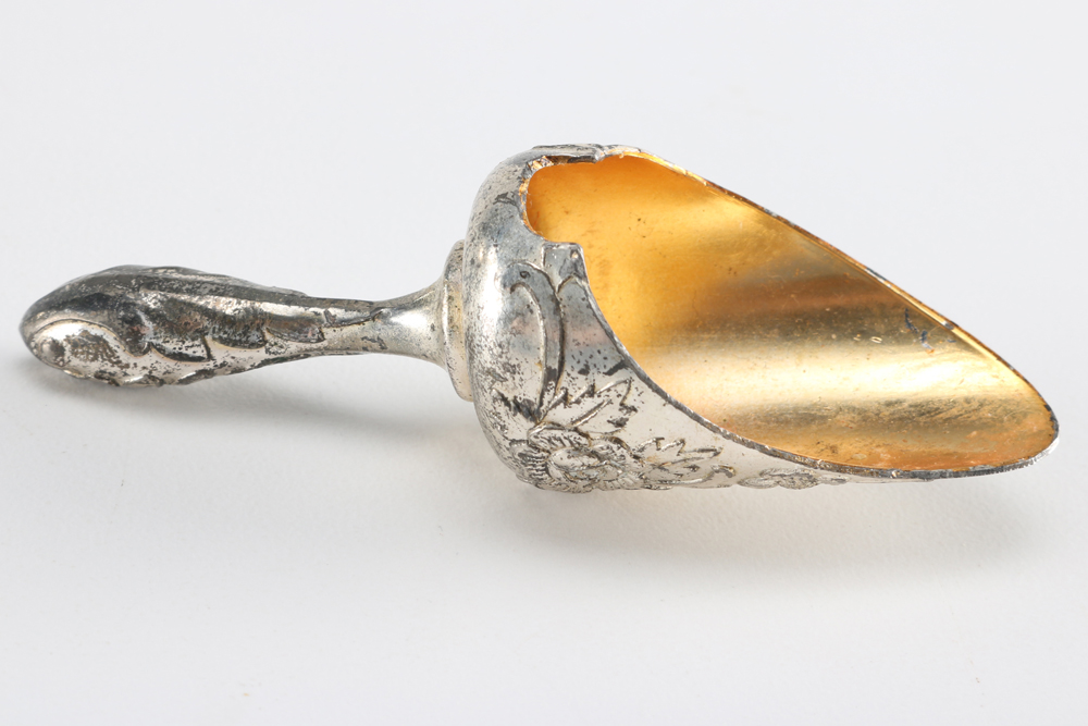 Silver Plated Flatware Set with Sugar Dish