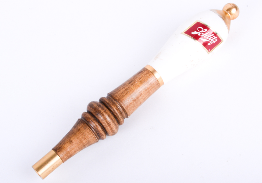 Collection of Beer Tap Handles and Decor