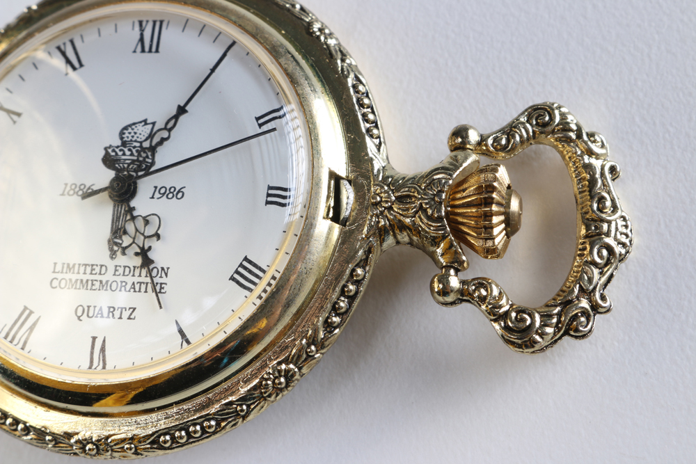 Statue of Liberty Centennial Commemorative Pocket Watch