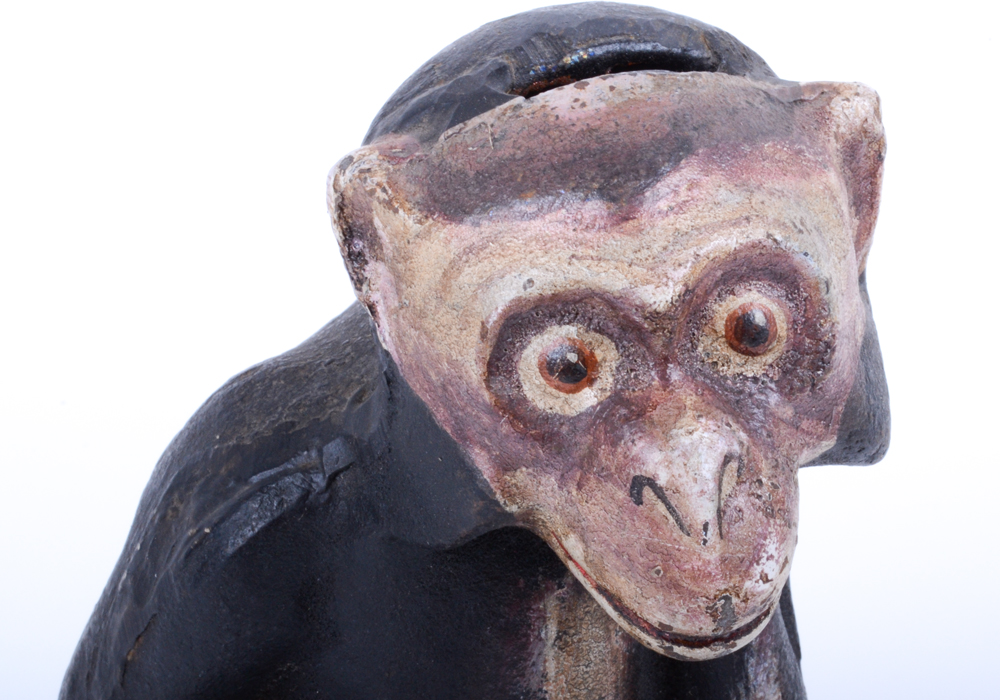 Cast Iron Monkey Bank