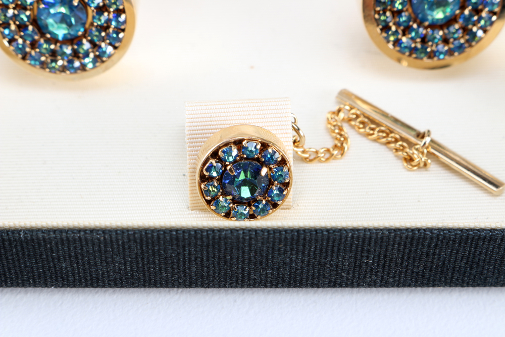 Assorted Tie Pins, Clips, and Cufflinks