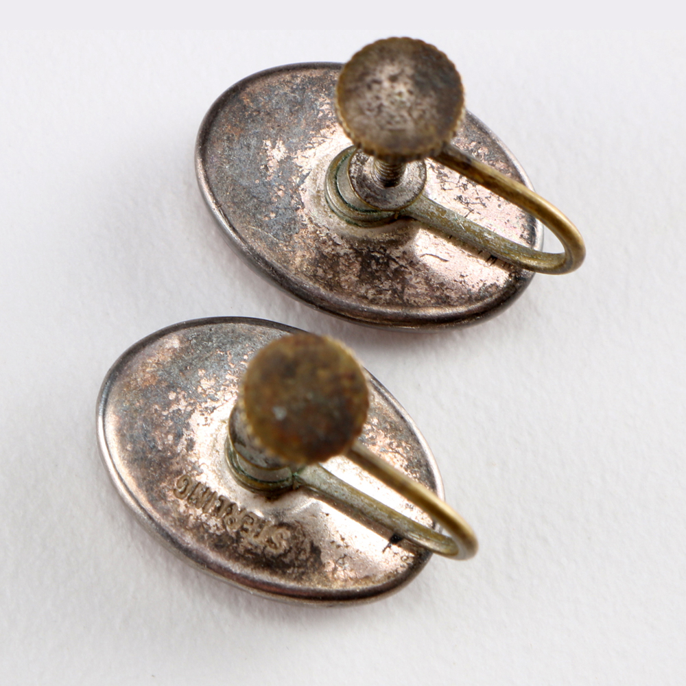 Three Pair of Sterling Silver Earrings