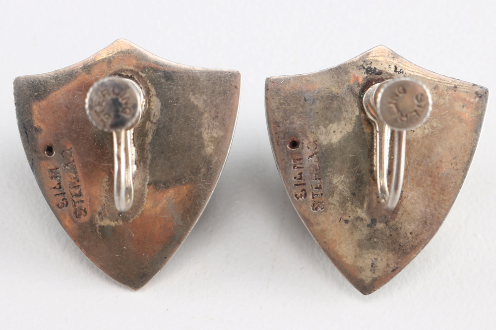 Three Pair of Sterling Silver Earrings