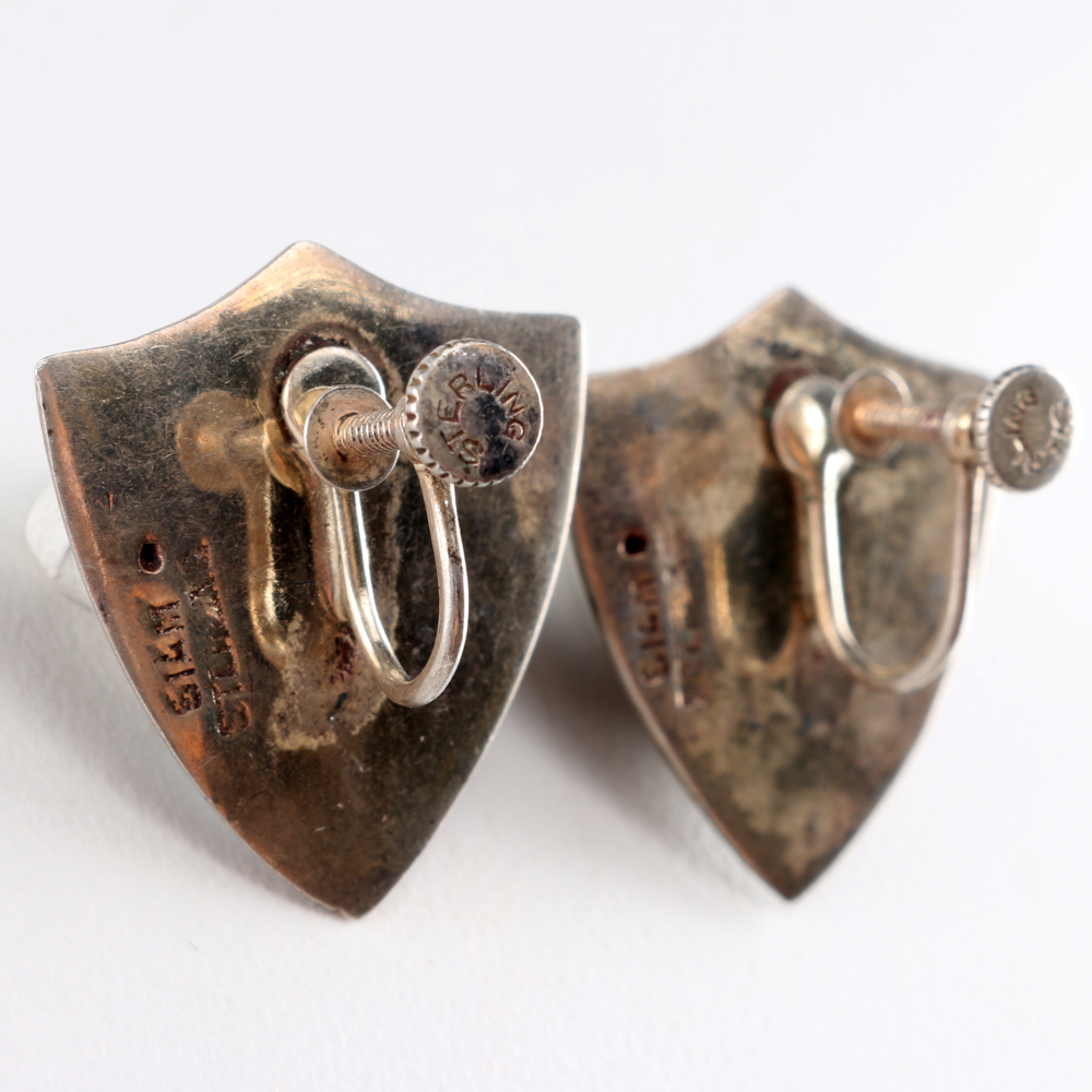 Three Pair of Sterling Silver Earrings