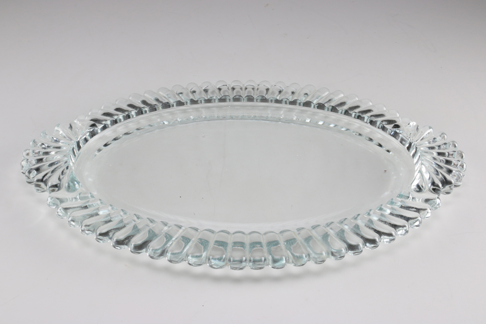 Pressed Glass Serve Ware